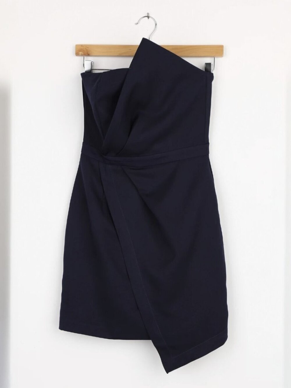 Lulus A-List Babe Navy Blue Strapless Bodycon Mini Dress NWT - Picture 4 of 10